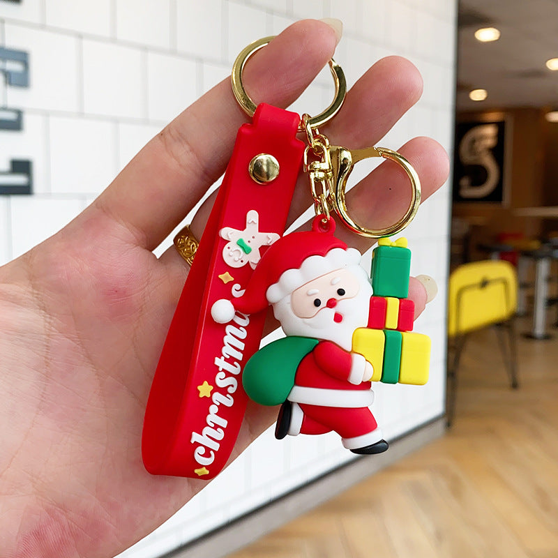 Wholesale Christmas Soft Rubber Keychains